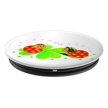 Load image into Gallery viewer, Amazon.com: Four Leaf Clover Lady Bug - PopSockets Grip and Stand for Phones and Tablets: Cell Phones &amp; Accessories - NJExpat