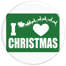 Load image into Gallery viewer, Amazon.com: I Heart Love Christmas Santa Reindeer Sleigh - PopSockets Grip and Stand for Phones and Tablets: Cell Phones &amp; Accessories - NJExpat