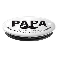 Load image into Gallery viewer, Amazon.com: Papa, The Men, The Myth, a Legend! - PopSockets Grip and Stand for Phones and Tablets: Cell Phones &amp; Accessories - NJExpat