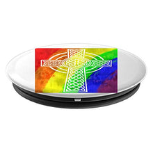 Load image into Gallery viewer, Amazon.com: Rainbow Cross - PopSockets Grip and Stand for Phones and Tablets: Cell Phones &amp; Accessories - NJExpat