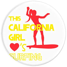 Load image into Gallery viewer, Amazon.com: This California Girl Loves Surfing - PopSockets Grip and Stand for Phones and Tablets: Cell Phones &amp; Accessories - NJExpat