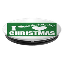 Load image into Gallery viewer, Amazon.com: I Heart Love Christmas Santa Reindeer Sleigh - PopSockets Grip and Stand for Phones and Tablets: Cell Phones &amp; Accessories - NJExpat