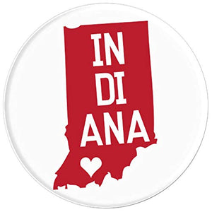 Amazon.com: Commonwealth States in the Union Series (Indiana) - PopSockets Grip and Stand for Phones and Tablets: Cell Phones & Accessories - NJExpat