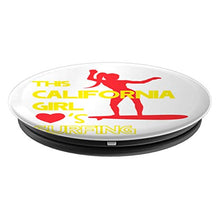 Load image into Gallery viewer, Amazon.com: This California Girl Loves Surfing - PopSockets Grip and Stand for Phones and Tablets: Cell Phones &amp; Accessories - NJExpat