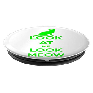 Amazon.com: Look At Me Look Meow! - PopSockets Grip and Stand for Phones and Tablets: Cell Phones & Accessories - NJExpat