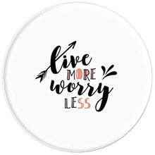 Load image into Gallery viewer, Amazon.com: Live More Worry Less - PopSockets Grip and Stand for Phones and Tablets: Cell Phones &amp; Accessories - NJExpat