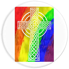 Load image into Gallery viewer, Amazon.com: Rainbow Cross - PopSockets Grip and Stand for Phones and Tablets: Cell Phones &amp; Accessories - NJExpat