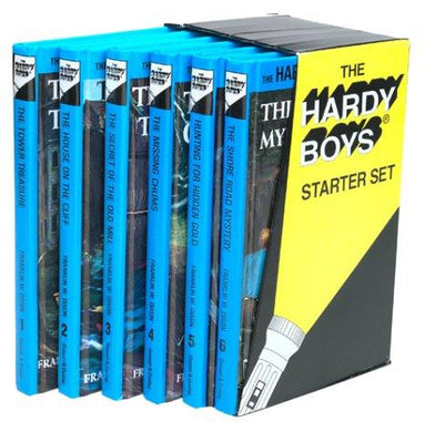 Hardy Boys Starter Set (The Tower Treasure / The House on the Cliff / The Secret of the Old Mill / The Missing Chums / Hunting for Hidden Gold / The Shore Road Mystery) - NJExpat