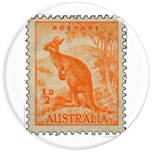 Load image into Gallery viewer, Amazon.com: Kangaroo Australia Stamp Pop Socket - PopSockets Grip and Stand for Phones and Tablets: Cell Phones &amp; Accessories - NJExpat