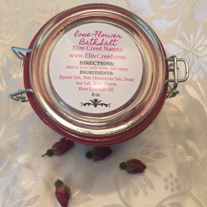 Rose Flower Bath Salt, free shipping - NJExpat