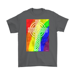 Rainbow cross Gift T-shirt for Easter, Religion, Christian - NJExpat