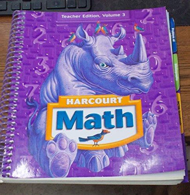 Harcourt Math, Teacher Edition, Grade 4, Volume 3 - NJExpat