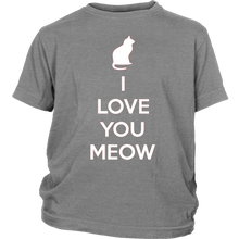 Load image into Gallery viewer, I Love You Meow T-shirt Gift Tee for Cat lover Pet Owners - NJExpat