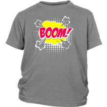 Load image into Gallery viewer, Boom! T-shirt Gift Tee Cartoon Comic Speech Bubble style - NJExpat