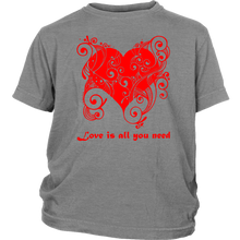 Load image into Gallery viewer, Love is all you need Hearts T-shirt - NJExpat