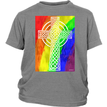 Load image into Gallery viewer, Rainbow cross Gift T-shirt for Easter, Religion, Christian - NJExpat