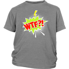 Load image into Gallery viewer, WTF?! T-shirt Cartoon Comic Gift Tee Speech Bubble - NJExpat