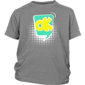 OK! T-shirt Gift Tee Speech Bubble Cartoon Comic Style - NJExpat