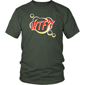 WTF! Cartoon Comic T-shirt Gift Tee - NJExpat