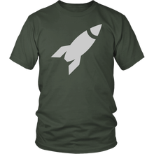 Load image into Gallery viewer, Rocket T-shirt, Taking Off Gift 4 kids, teens, dads, every1 - NJExpat