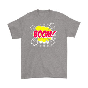 Boom! T-shirt Gift Tee Cartoon Comic Speech Bubble style - NJExpat