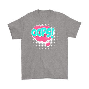 OOPS! T-shirt Gift Tee Cartoon Comic Speech Bubbles - NJExpat