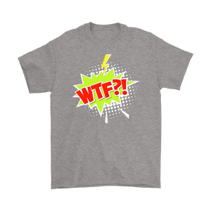 WTF?! T-shirt Cartoon Comic Gift Tee Speech Bubble - NJExpat