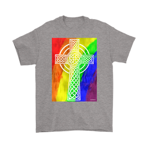 Rainbow cross Gift T-shirt for Easter, Religion, Christian - NJExpat