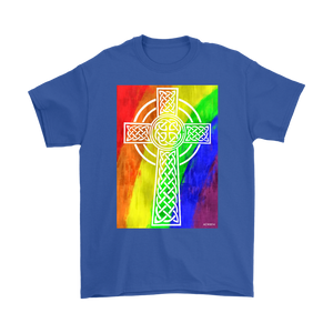 Rainbow cross Gift T-shirt for Easter, Religion, Christian - NJExpat