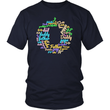 Load image into Gallery viewer, Father&#39;s Day T-shirt Gift Tee for all Dads in many languages - NJExpat