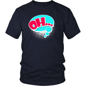 OH! T-Shirt Gift Tee Speech Bubble Cartoon Comic style - NJExpat