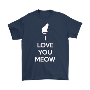 I Love You Meow T-shirt Gift Tee for Cat lover Pet Owners - NJExpat