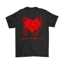 Load image into Gallery viewer, Love is all you need Hearts T-shirt - NJExpat