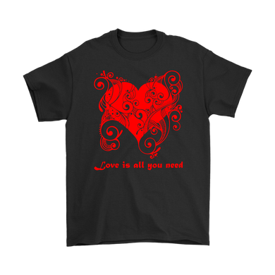 Love is all you need Hearts T-shirt - NJExpat