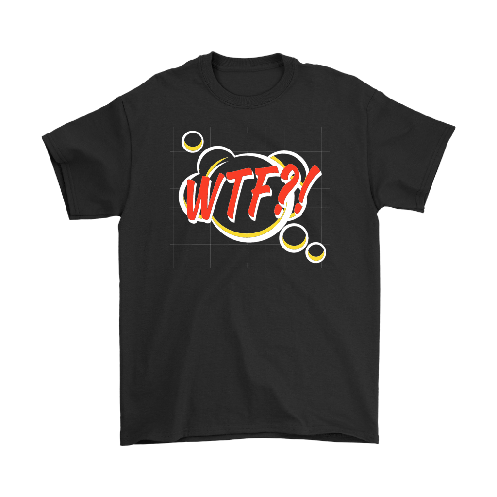 WTF! Cartoon Comic T-shirt Gift Tee - NJExpat