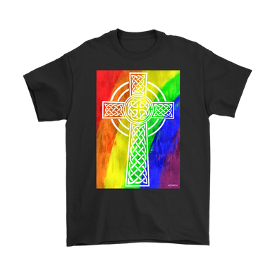 Rainbow cross Gift T-shirt for Easter, Religion, Christian - NJExpat