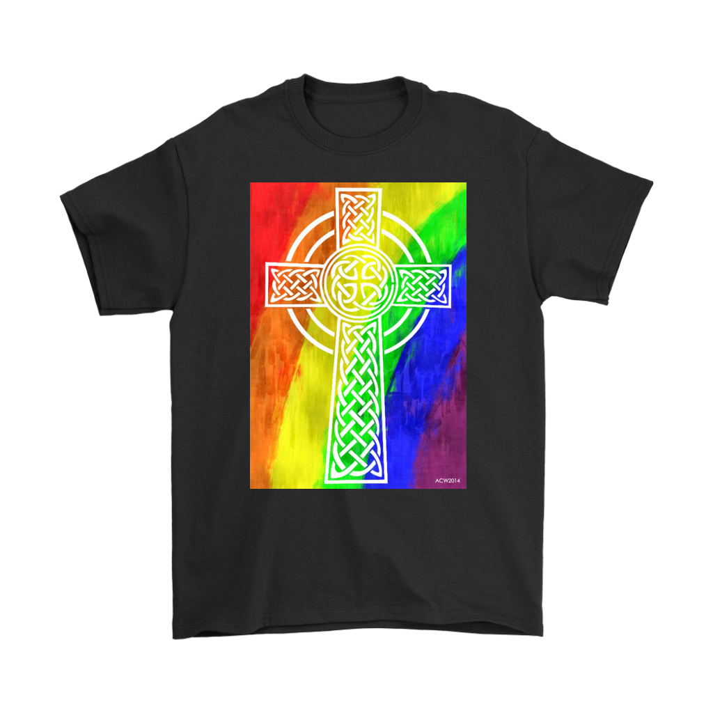 Rainbow cross Gift T-shirt for Easter, Religion, Christian - NJExpat