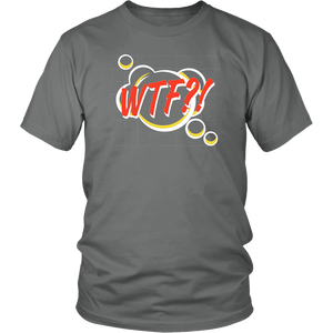 WTF! Cartoon Comic T-shirt Gift Tee - NJExpat