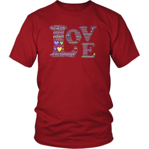 Love & Hearts T-shirt Gift Tee for everyone and everyone - NJExpat