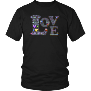 Love & Hearts T-shirt Gift Tee for everyone and everyone - NJExpat