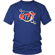 Load image into Gallery viewer, WTF! Cartoon Comic T-shirt Gift Tee - NJExpat