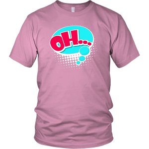 OH! T-Shirt Gift Tee Speech Bubble Cartoon Comic style - NJExpat