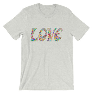 Love is all you need, Valentines Day Heart T-shirt Tee Short-Sleeve Unisex T-Shirt - NJExpat