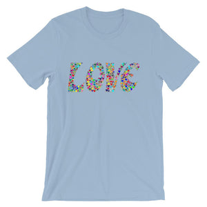 Love is all you need, Valentines Day Heart T-shirt Tee Short-Sleeve Unisex T-Shirt - NJExpat