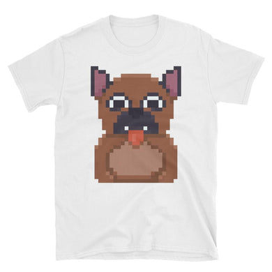 Pixelart Pug Short-Sleeve Unisex T-Shirt - NJExpat