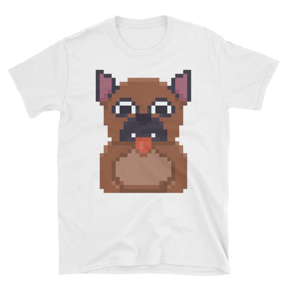 Pixelart Pug Short-Sleeve Unisex T-Shirt - NJExpat