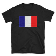 Load image into Gallery viewer, French National Flag, Colors of France, Image Short-Sleeve Unisex T-Shirt - NJExpat