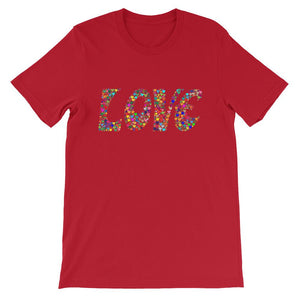 Love is all you need, Valentines Day Heart T-shirt Tee Short-Sleeve Unisex T-Shirt - NJExpat