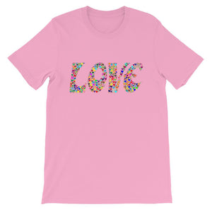 Love is all you need, Valentines Day Heart T-shirt Tee Short-Sleeve Unisex T-Shirt - NJExpat