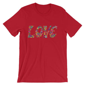 Love is all you need, Valentines Day Heart T-shirt Tee Short-Sleeve Unisex T-Shirt - NJExpat